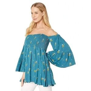 Free People Lana Off The Shoulder Tunic- Size XS NWOT